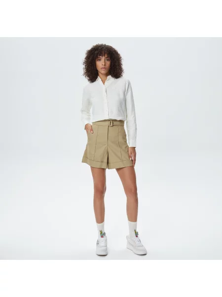 Lacoste Bermudy Lacoste beżowe