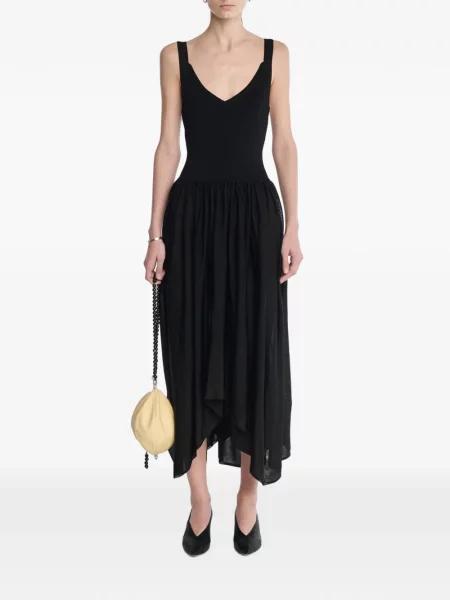 Rochie midi Maria Mcmanus tricotate negru