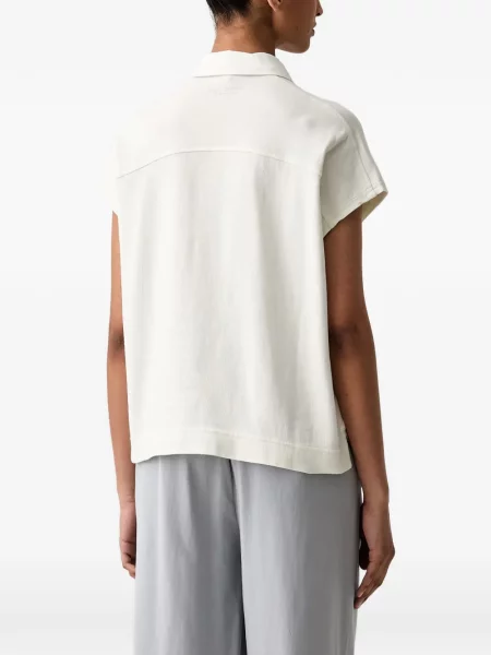 Scurt tricou polo Marc O'polo alb