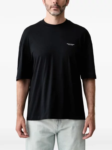 Tricou Armani Exchange cu imagine negru