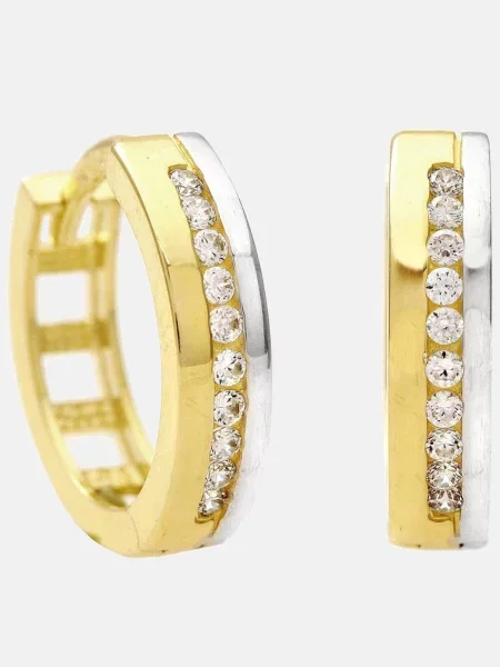 DIAMANT LETERNEL Náušnice zlatě žlutá