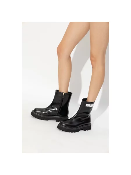 Botki Moschino czarne