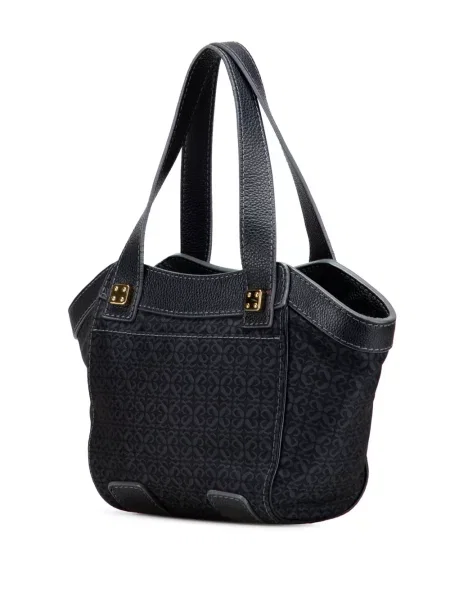 Plátěná kabelka Loewe Pre-owned černá