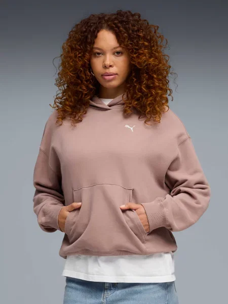 Худі PUMA Peach Touch Hoodie комбінований верх бежевий