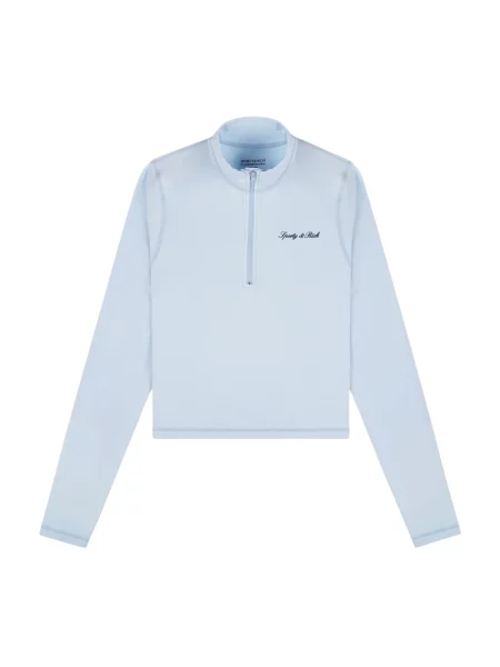 Bluza rozpinana Sporty And Rich z logo niebieska