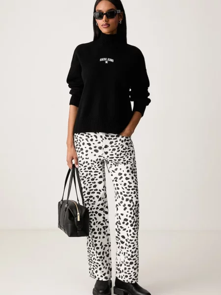 Guess Jeans Pulover negru