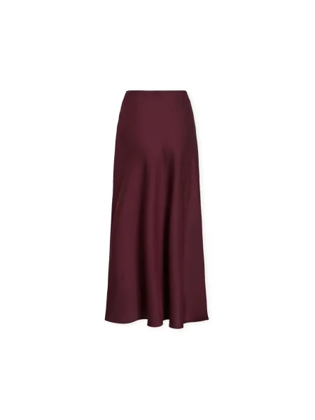 VILA Fustă VIEllette roșu vin bordo