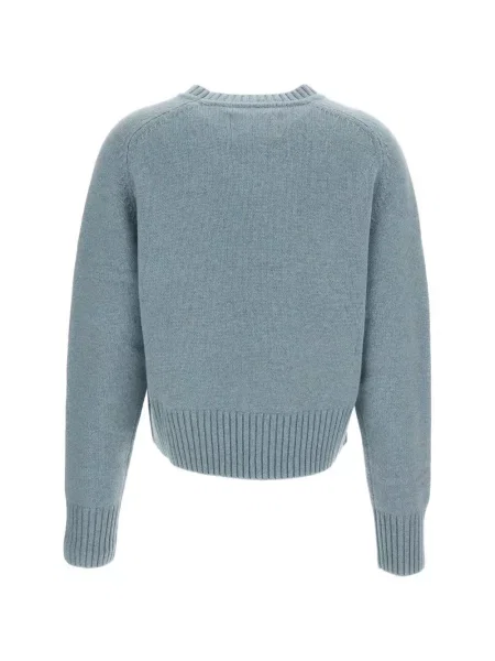 Кашмирен пуловер Extreme Cashmere с кръгло деколте синьо