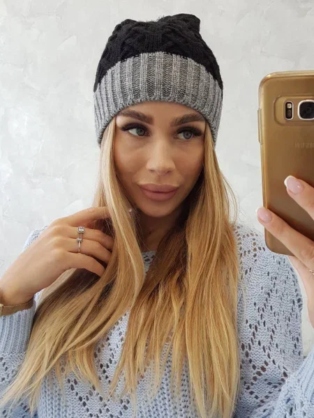 Șapcă Kesi din fleece negru