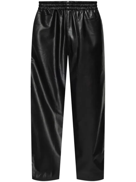 Pantaloni Adidas din piele albastru