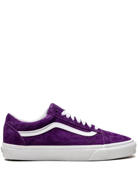 Sneakerși Vans Old Skool din piele de căprioară violet