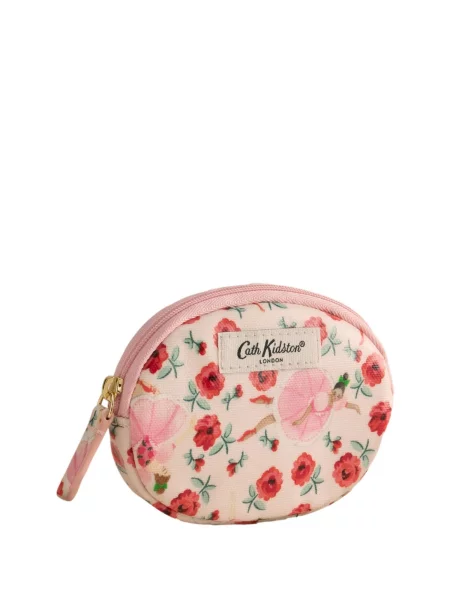 Cath Kidston Peněženka zelená / růžová / červená / vlny bílé