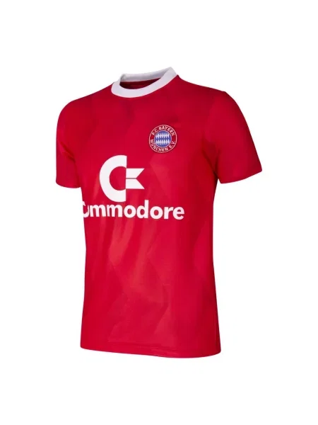 Koszulka retro piłkarska dla dorosłych Bayern München czerwona