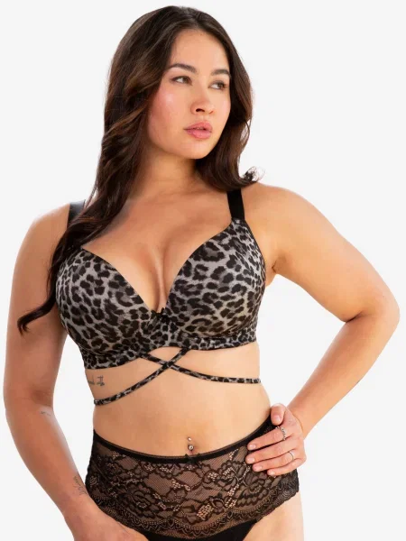 SugarShape Sutien metalic gri