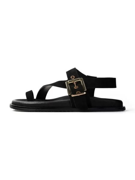 HANDMADE SHOES Papuci de casă SALT ON SKIN' negru