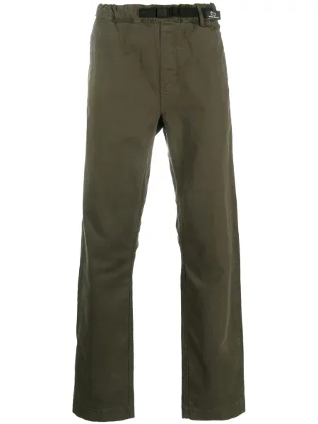 Pantaloni Woolrich cu cataramă verde