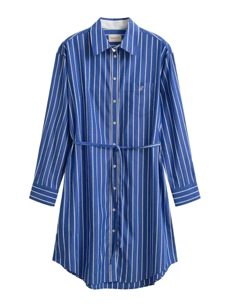 GANT Rochie tip bluză albastru regal alb