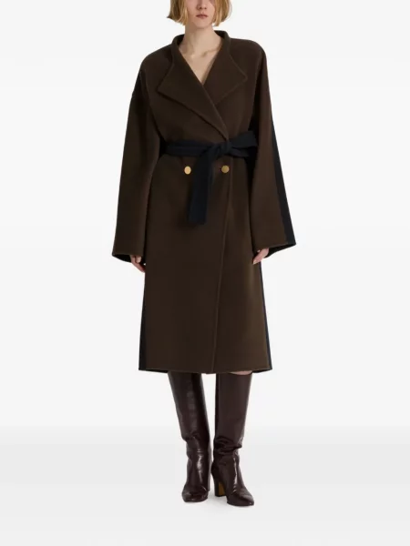 Cu centură palton Alberta Ferretti maro