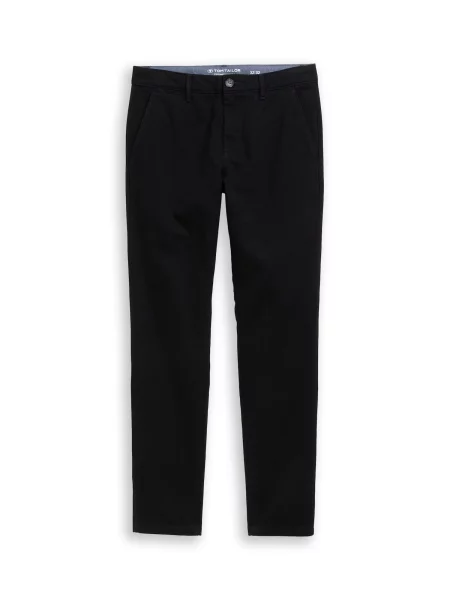 TOM TAILOR Chino kalhoty SIMON' černá
