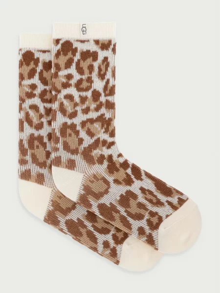 UGG ponožky s bavlnou GIANNI hnědé