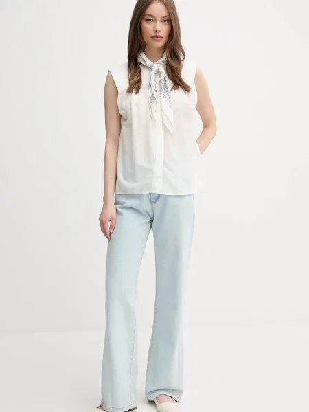 Pepe Jeans koszula DERBY regular z kołnierzykiem klasycznym beżowy