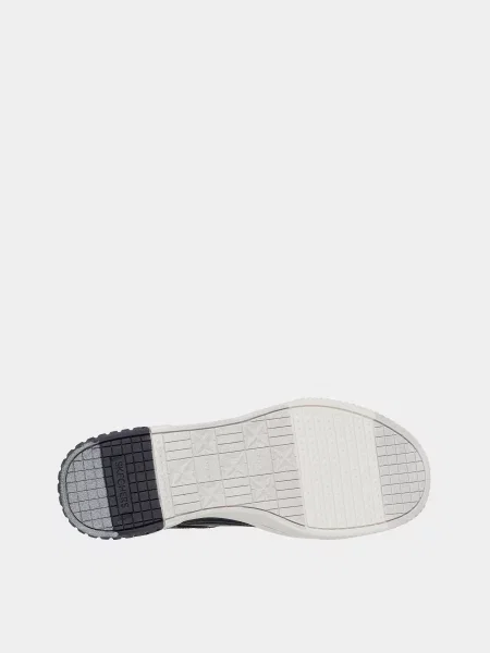 Кожаные кеды Skechers черные