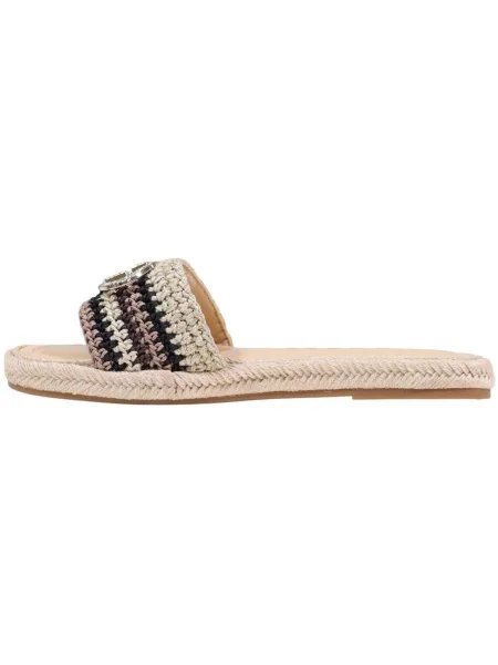 GUESS Saboți KAYLIS brocart / maro mokka / negru bej