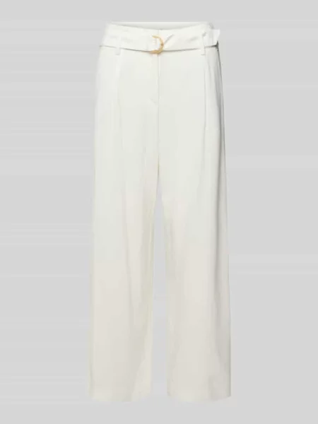 Kuloty z z paskiem Christian Berg Woman białe