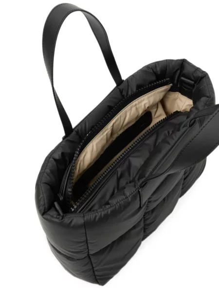 Matlasat geantă shopper Veecollective negru