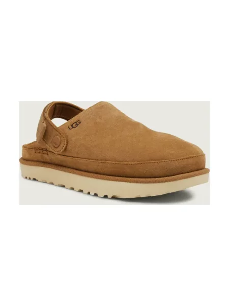 UGG Mules încălțăminte W GOLDENSTAR CLOG | piele întoarsă maro