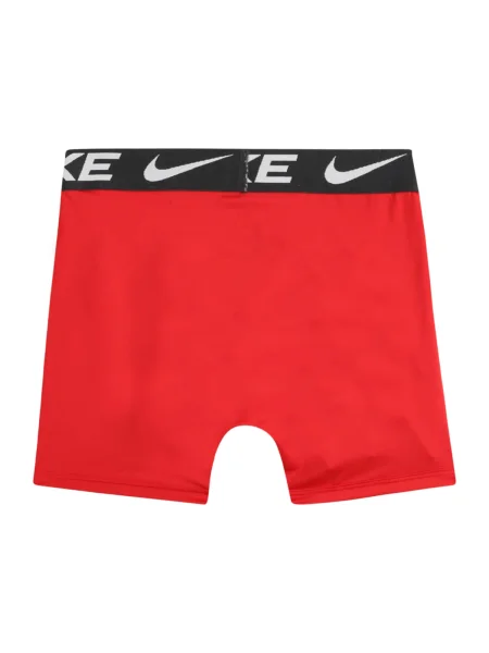 Nike Sportswear Nohavičky červená / tmavosivá / čierna biela