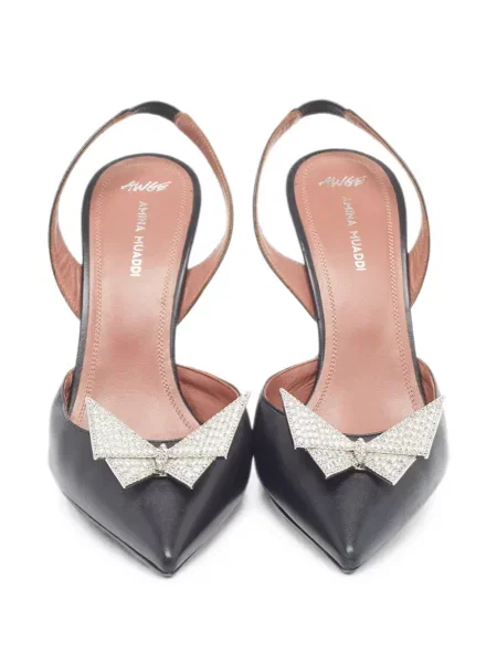Pantofi cu toc Amina Muaddi negru