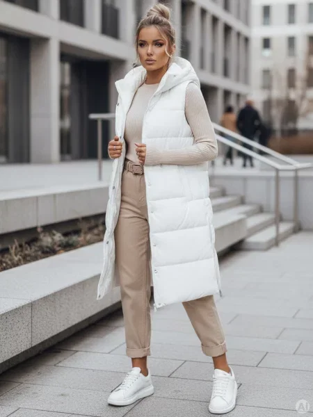 Kamizelka BRONS ecru Dstreet