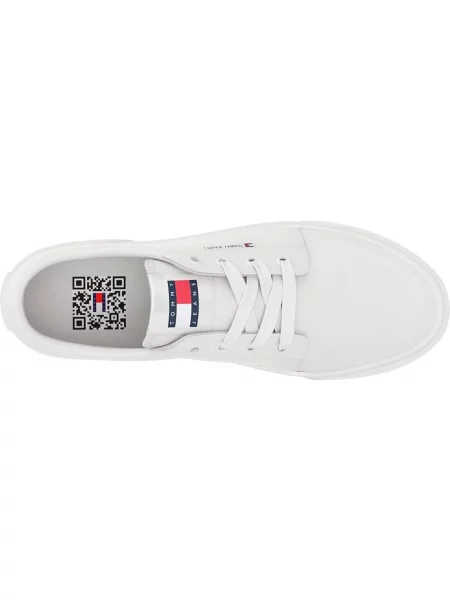 Tenisky Tommy Jeans Tjm Vulc. Skate Derby TCR ecru bílý