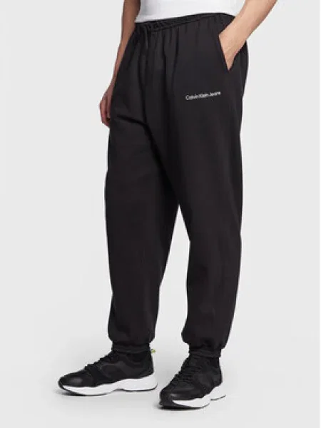 Nohavice Calvin Klein Jeans čierna