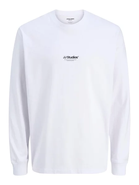 JACK & JONES Tricou negru alb