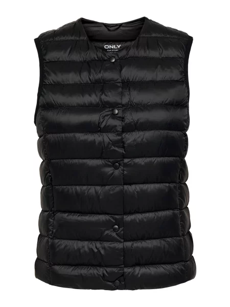 ONLY Vestă ONLRUBY' negru
