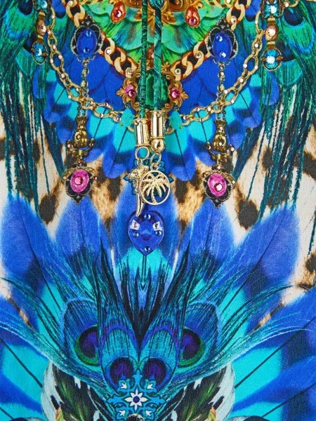 Top Camilla albastru