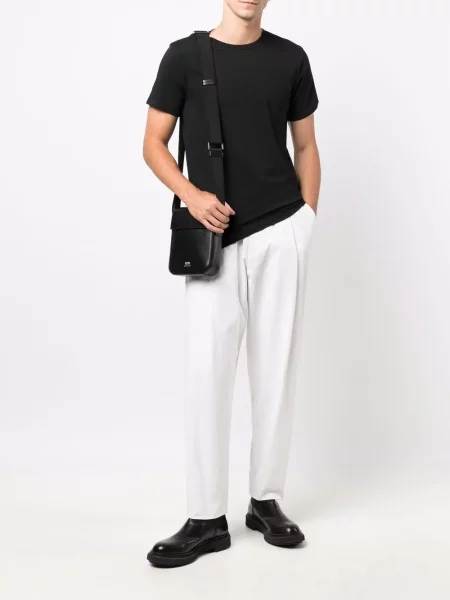 Krátké tričko Polo Ralph Lauren s kulatým výstřihem černé
