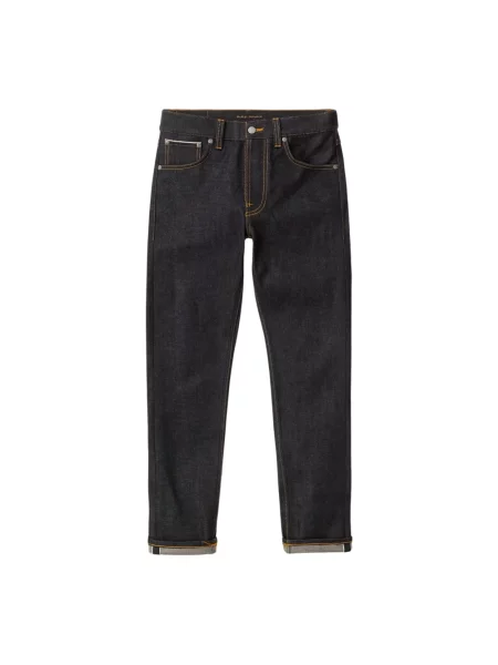 Zwężane dżinsy Nudie Jeans zwężany niebieski