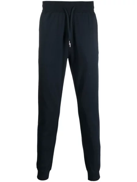 Pantaloni de trening Boss cu imagine albastru