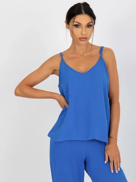 Tricou Fashionhunters albastru