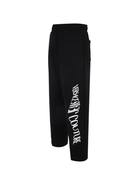 Pantaloni Versace Jeans Couture cu imagine negru
