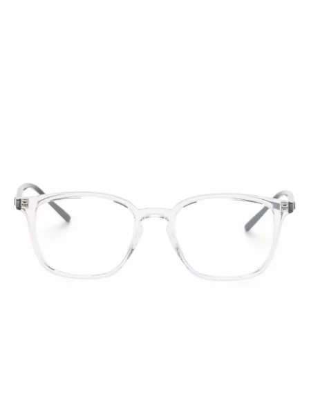 Ochelari de soare pătrați Ray-ban alb