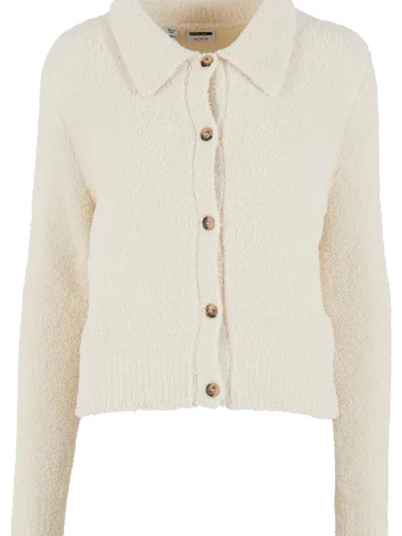 Noisy may Geacă tricotată bej