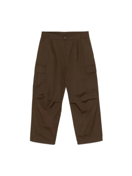 Spodnie Carhartt Wip wełniane beżowe