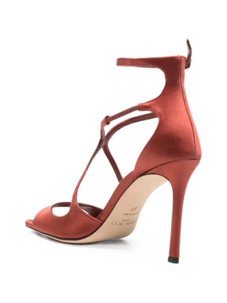 Sandale Jimmy Choo cu bretele roșu