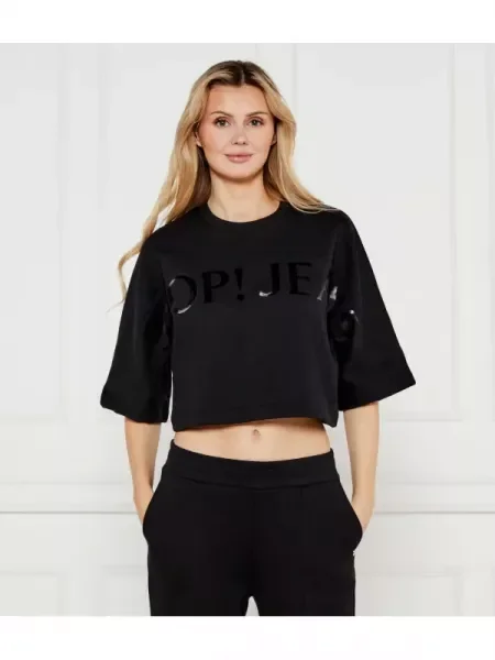 Joop! Jeans Pulóver 57 | Cropped Fit fekete
