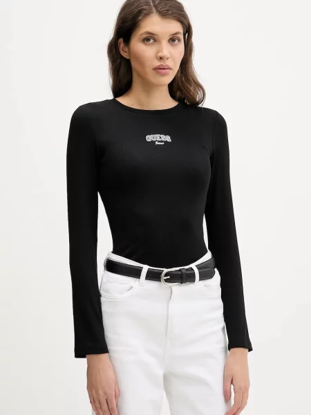 Лонгслів Guess Jeans чорний