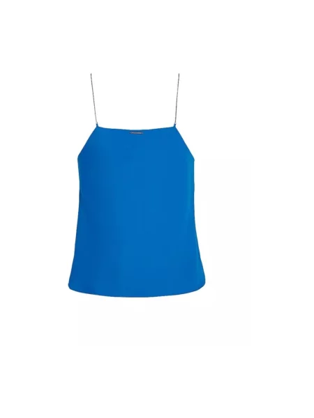 Top Calvin Klein niebieski